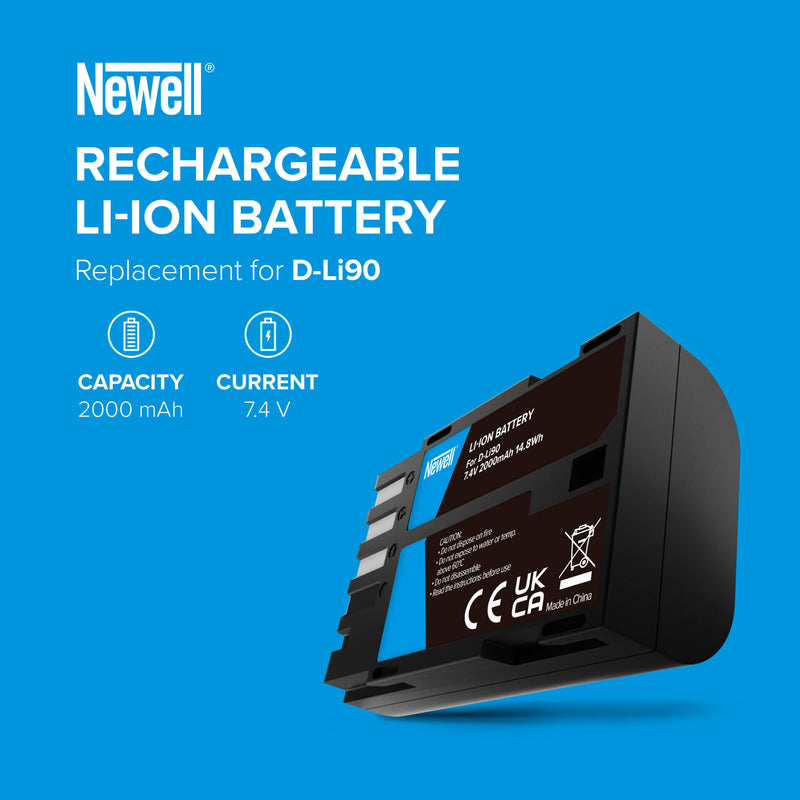 Newell Battery D-Li90 for Pentax