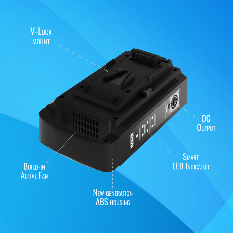Newell dual-channel charger for V-Mount