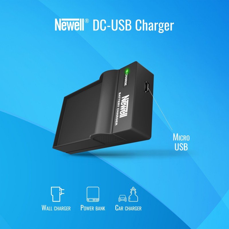 Newell DC-USB charger for NB-10L batteries for Canon