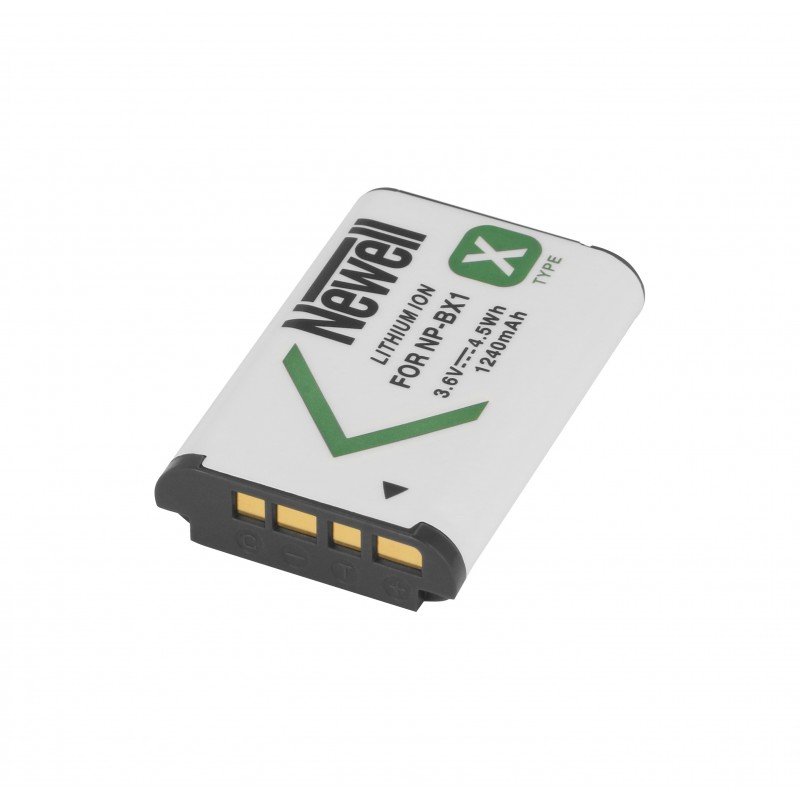 Set 1x Newell DL-USB-C charger and 2x NP-BX1 batteries for Sony