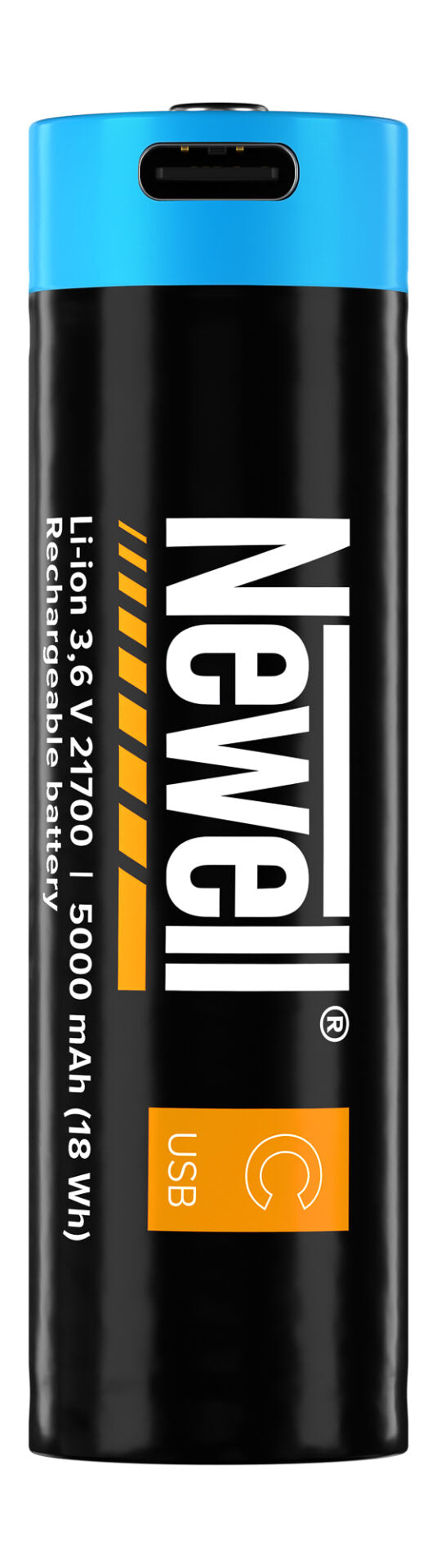 Newell USB-C 21700 Rechargeable Battery – 5000 mAh (2 Pack)