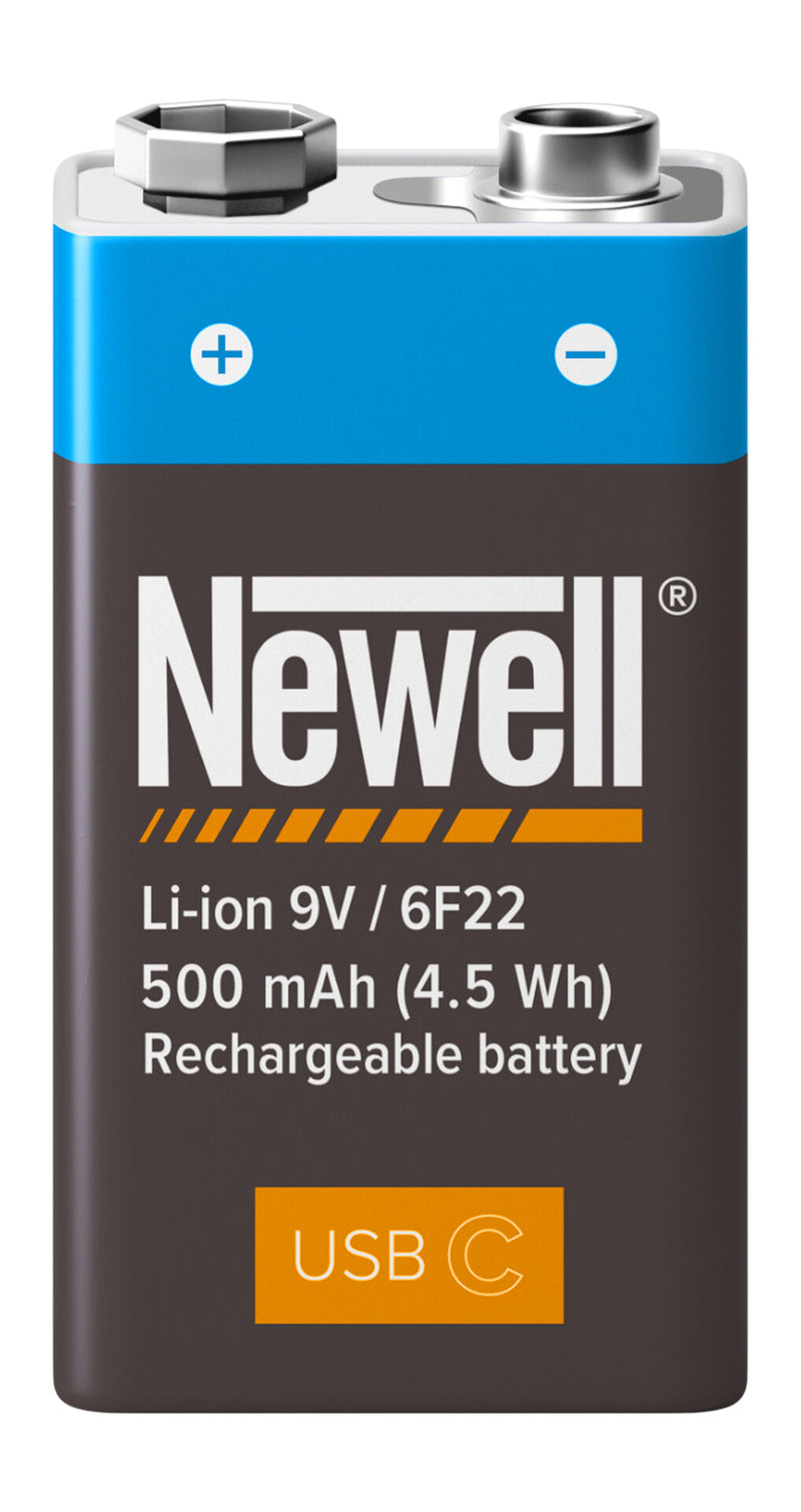 Newell 9V USB-C 500 mAh Rechargeable Battery