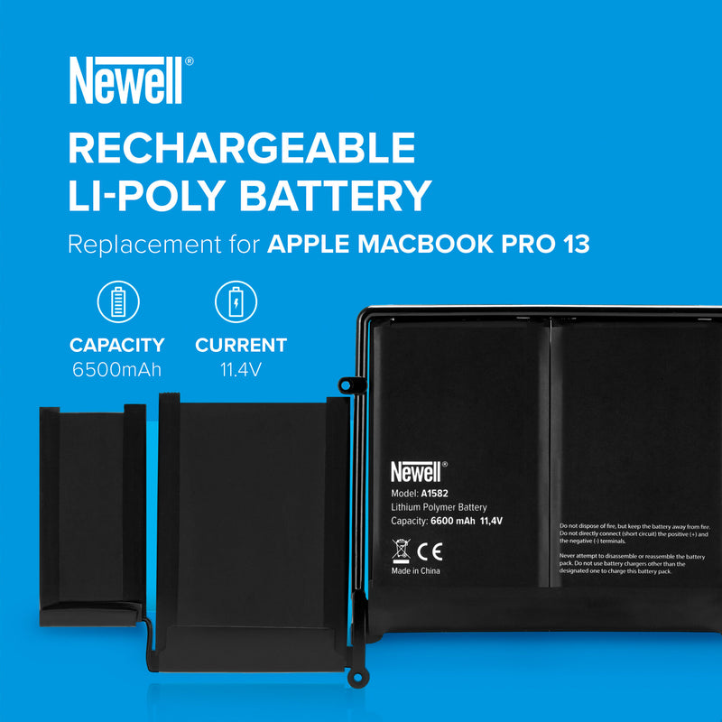 Newell A1582 Recheargable Battery for Apple MacBook Pro 13