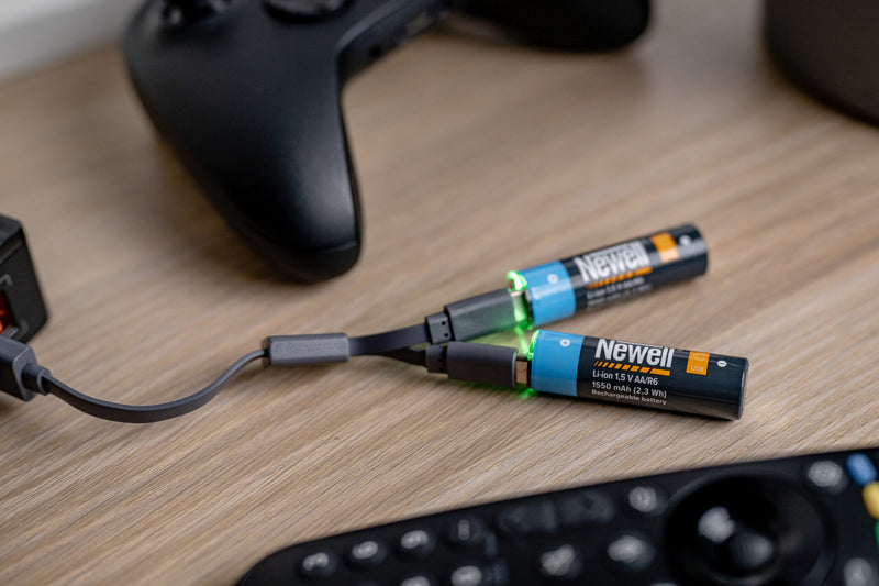 Newell AA USB-C 1550mAh Rechargeable Battery x2