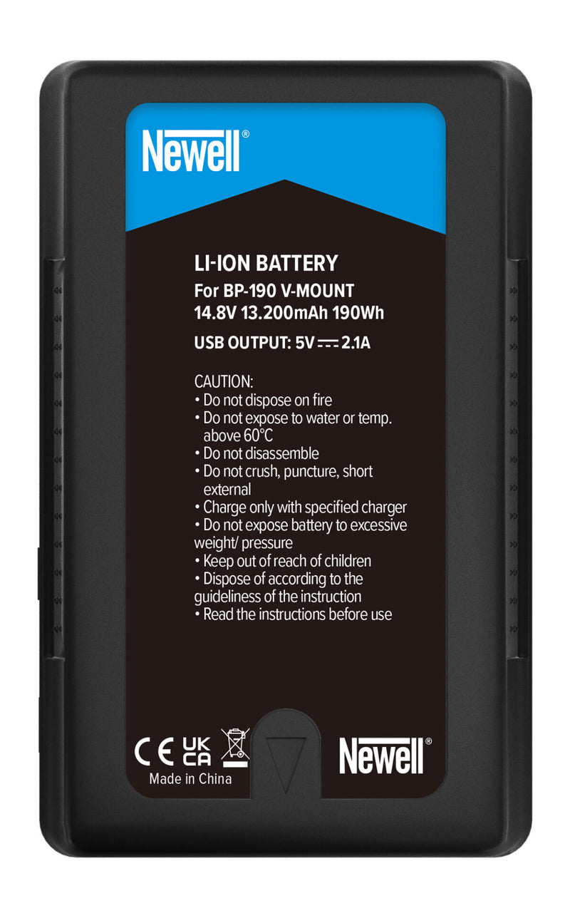Newell BP-190WS 14.8V 190Wh V-Mount Battery