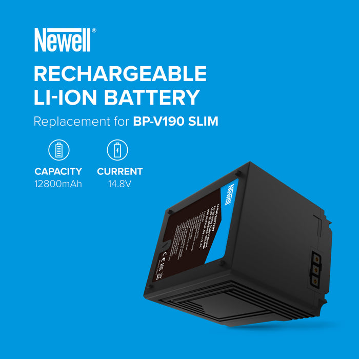 Newell BP-V190 SLIM V-Mount Battery