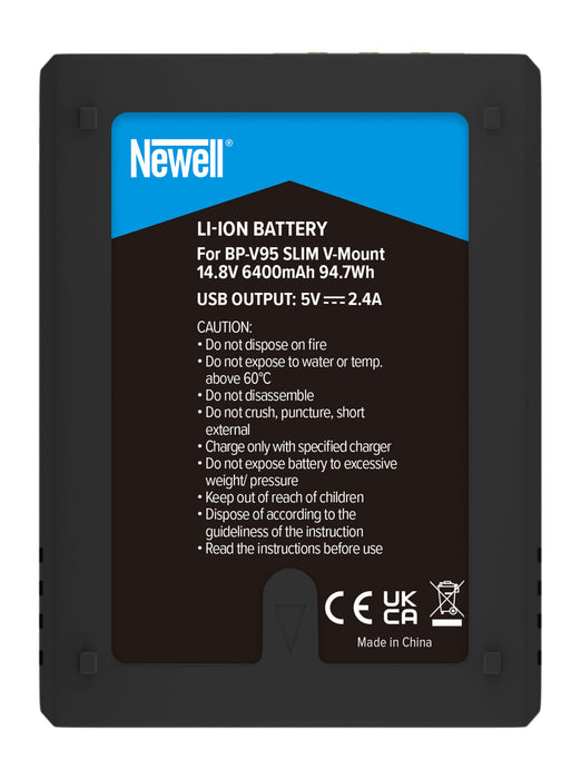 Newell BP-V95 SLIM V-Mount Battery
