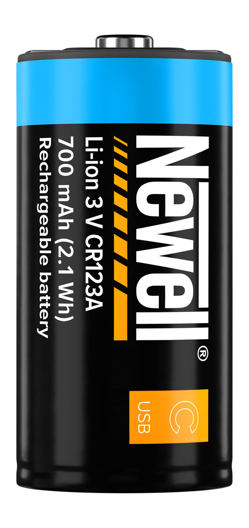 Newell USB-C CR123A Recheargable Battery - 700 mAh