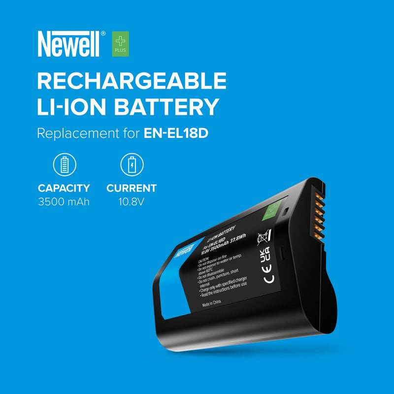 Newell Battery Plus EN-EL18d for Nikon