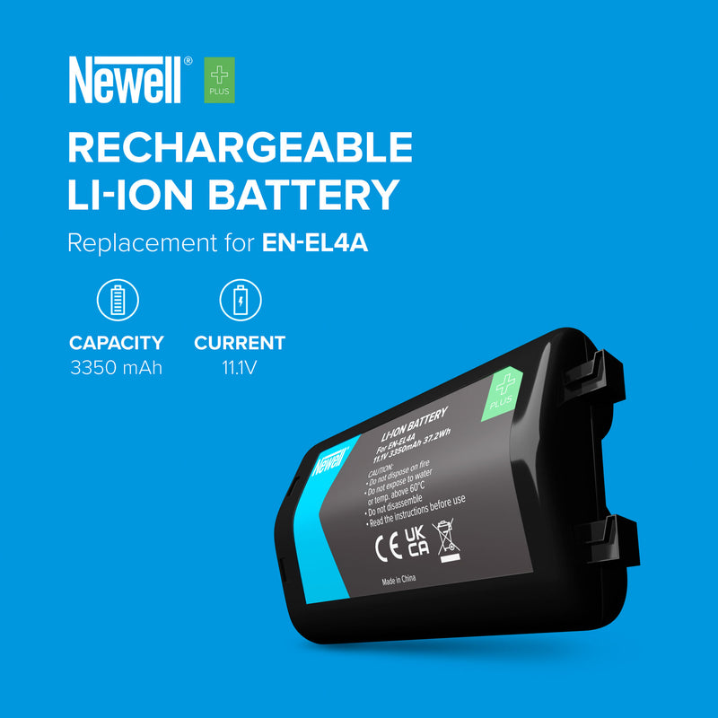 Newell Battery Plus EN-EL4a for Nikon