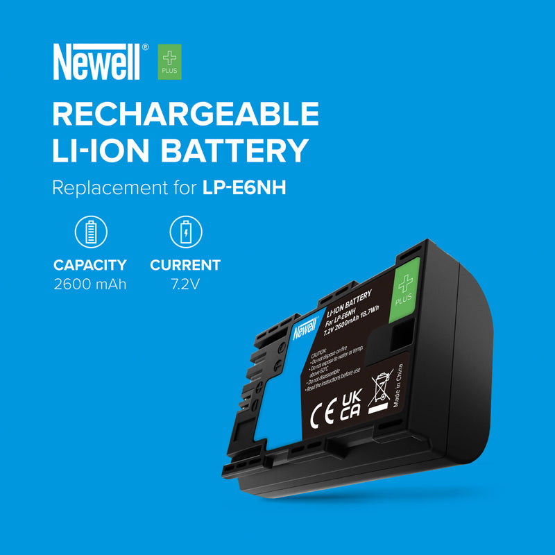 Newell Battery Plus LP-E6NH for Canon