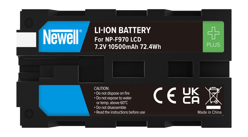 Newell Battery Plus NP-F970 with LCD Display for Sony