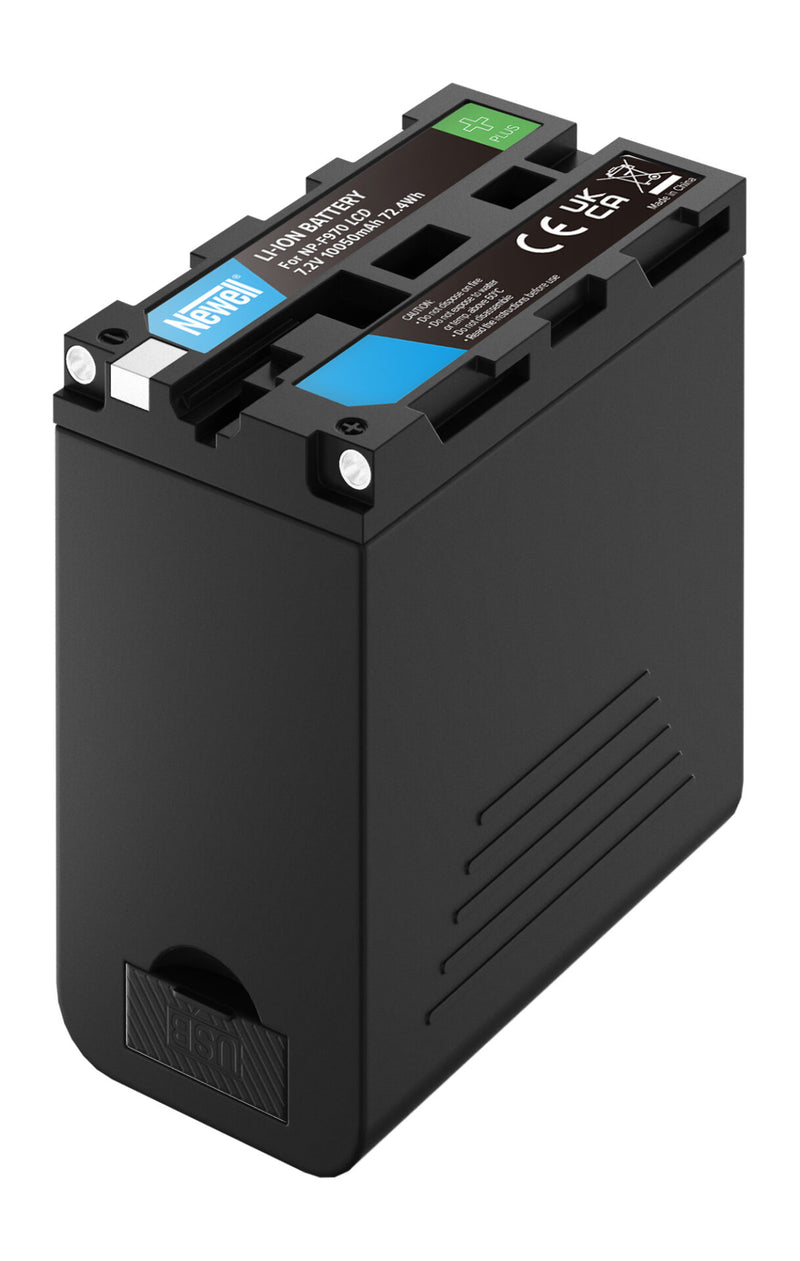 Newell Battery Plus NP-F970 with LCD Display for Sony