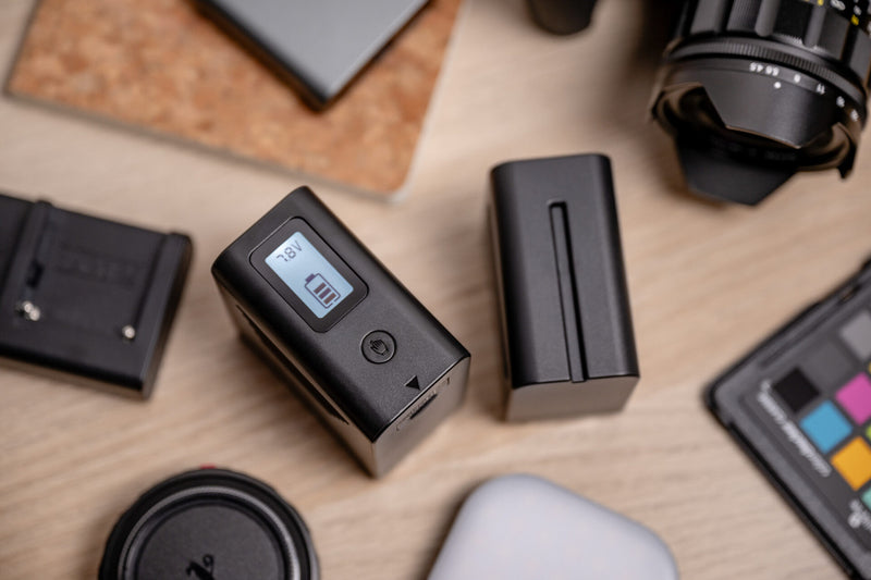 Newell Battery Plus NP-F970 with LCD Display for Sony