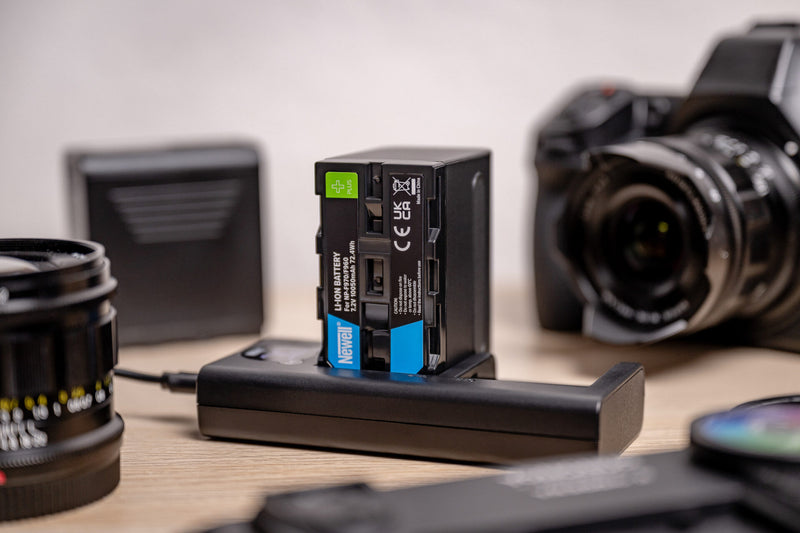 Newell Battery Plus NP-F970 with LCD Display for Sony