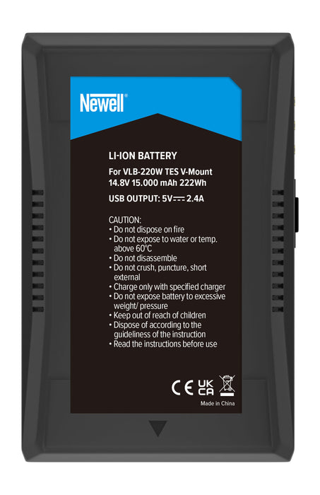 Newell VLB-290W TES V-Mount Battery
