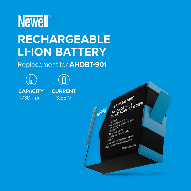 Newell Battery AHDBT-901 for GoPro 9 / 10 / 11 / 12