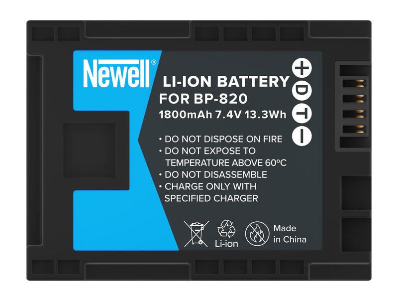 Newell Battery BP-820 for Canon