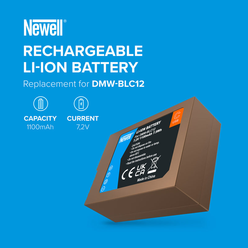 Newell DMW-BLC12 USB-C Battery for Panasonic