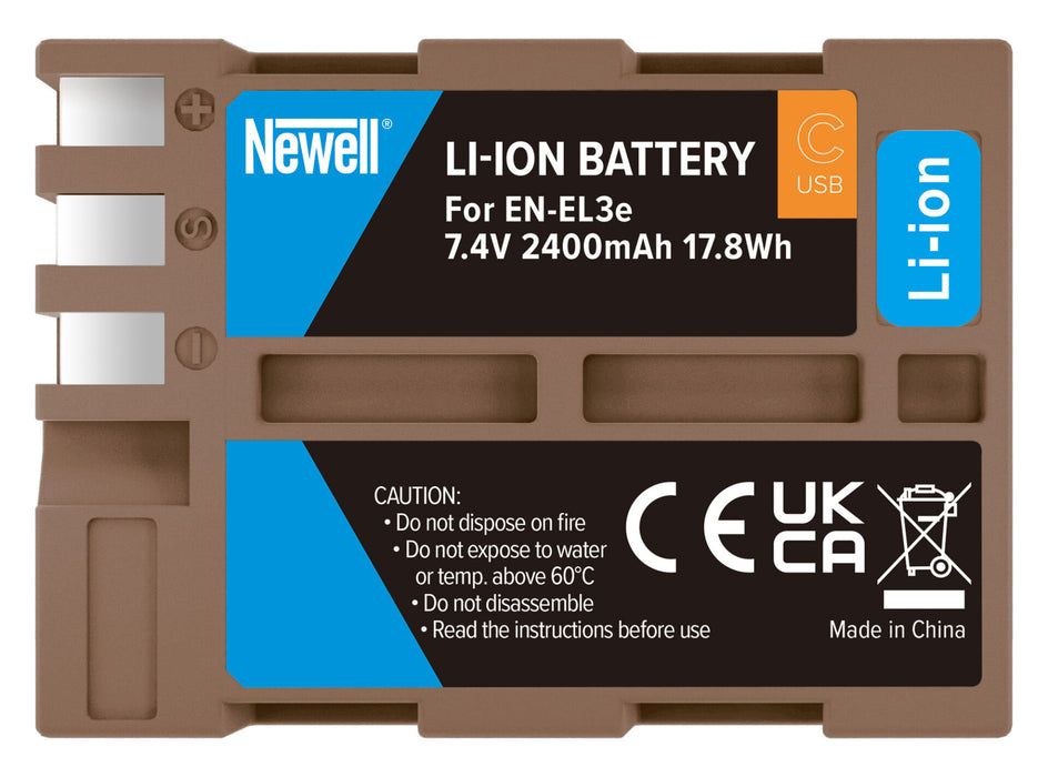 Newell EN-EL3e USB-C Battery for Nikon