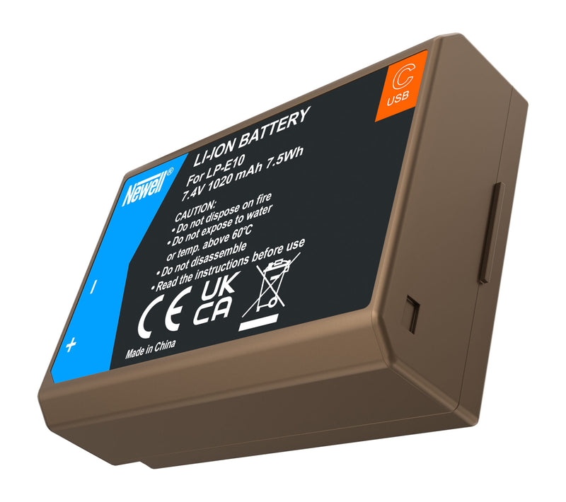 Newell LP-E10 USB-C Battery for Canon