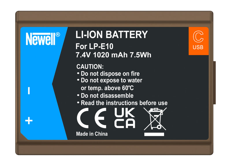 Newell LP-E10 USB-C Battery for Canon