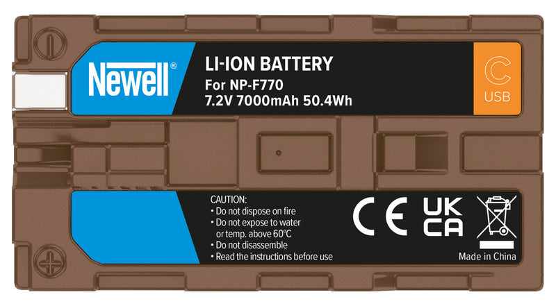 Newell NP-F770 USB-C Battery for Sony