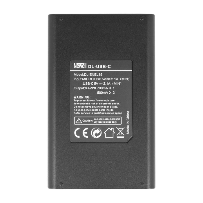 Newell DL-USB-C dual channel charger for EN-EL15