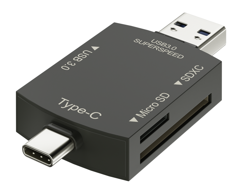 Newell Hub 3-in-1 OTG USB-A, SD, Micro SD