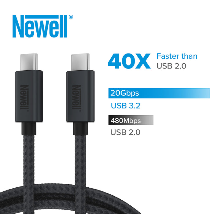 Newell USB-C - USB-C 3.2 Gen 2 - 2 m, graphite