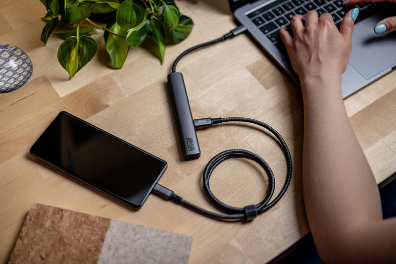 Newell USB-C - USB-C 4.0 - 1 m, graphite