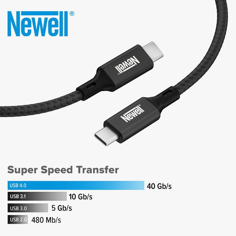 Newell USB-C - USB-C 4.0 - 1 m, graphite