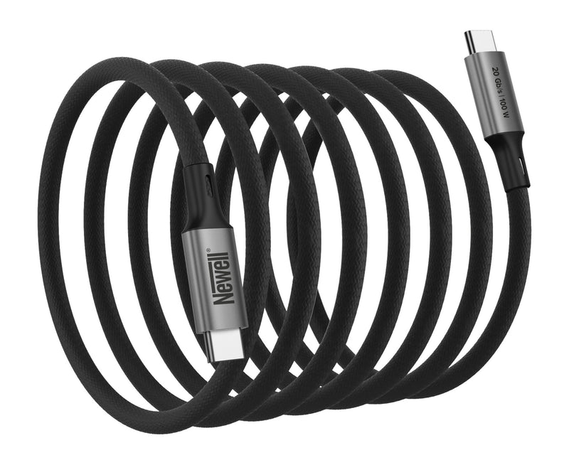 Newell USB-C 100W 1m Magnetic Cable, Graphite