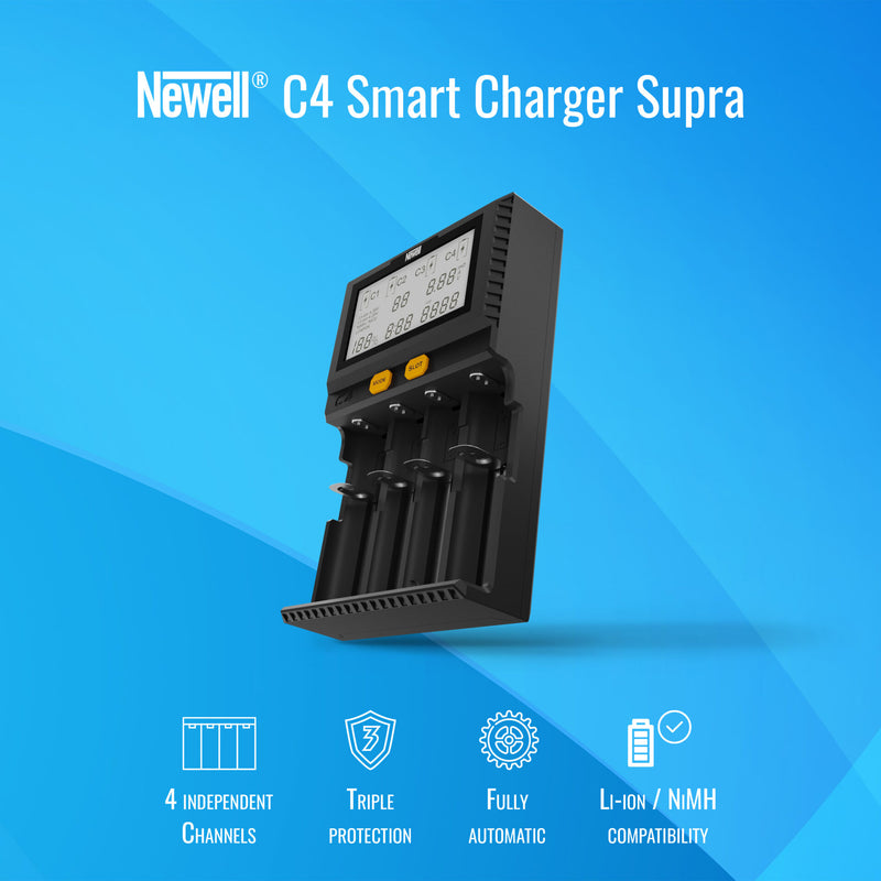 Newell Smart C4 Supra Battery Charger for NiMH/Li-Ion batteries