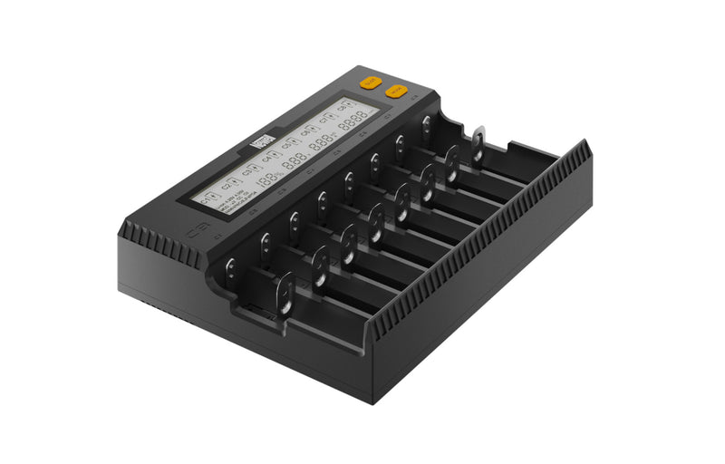 Newell Smart C8 Battery Charger for NiMH/Li-Ion Rechargeable Batteries
