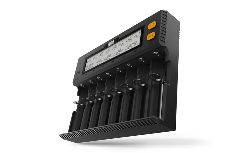 Newell Smart C8 Battery Charger for NiMH/Li-Ion Rechargeable Batteries