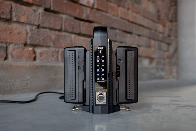 Newell BP-4CH four-channel charger for V-mount