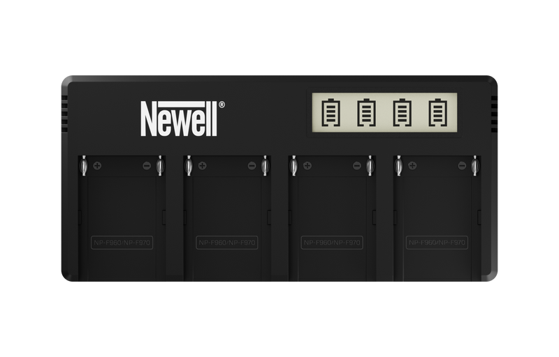 Newell DF-4CH four-channel charger for NP-F batteries for Sony