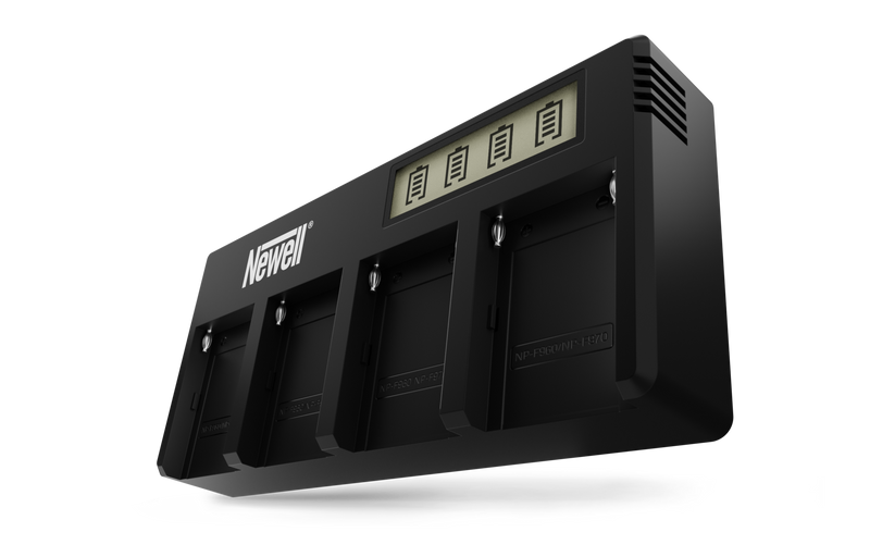 Newell DF-4CH four-channel charger for NP-F batteries for Sony