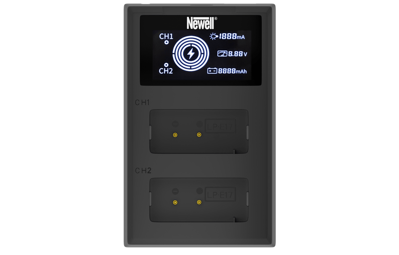 Newell FDL-USB-C dual channel charger for LP-E17