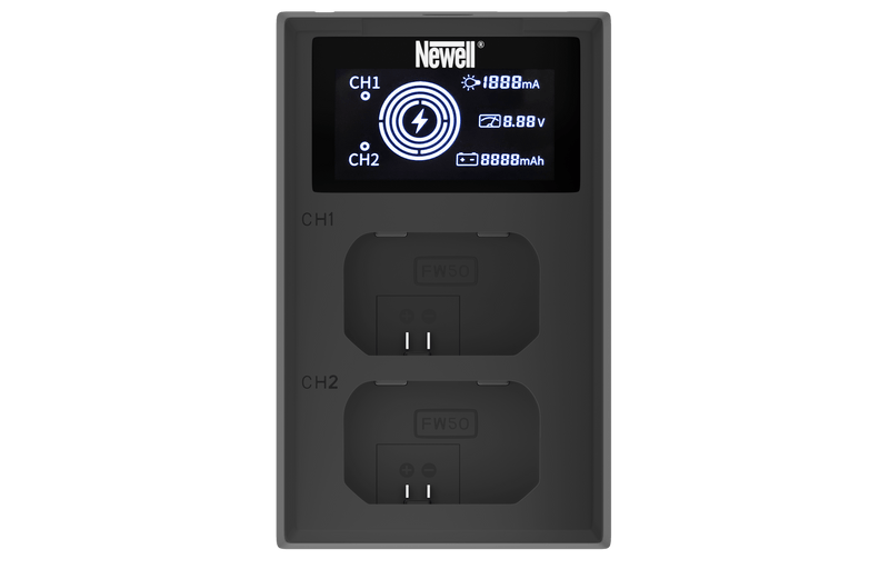 Newell FDL-USB-C dual channel charger for NP-FW50