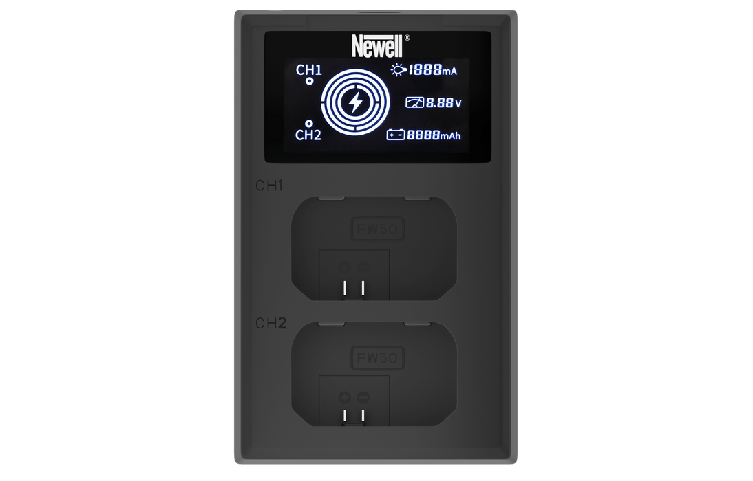 Newell FDL-USB-C dual channel charger for NP-FW50