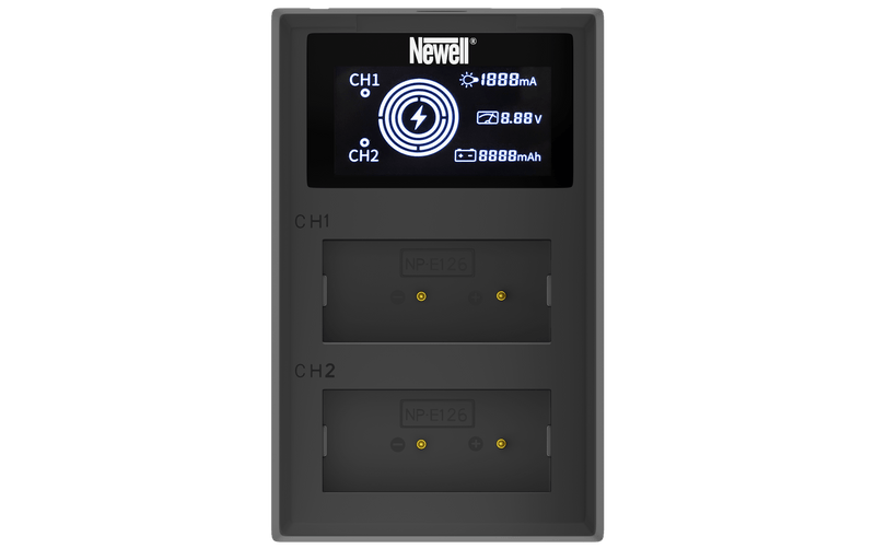 Newell FDL-USB-C dual-channel charger for NP-W126