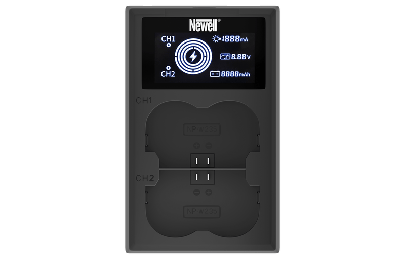 Newell FDL-USB-C dual channel charger for NP-W235