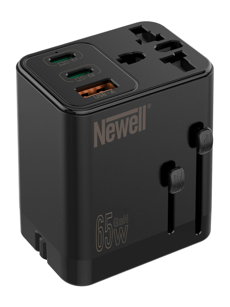 Newell GaN travel adapter 65W mains charger
