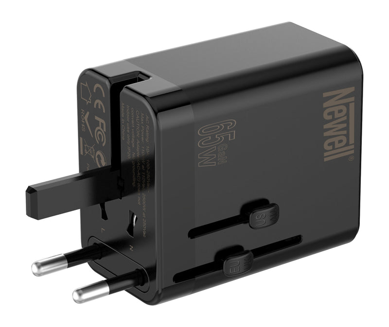 Newell GaN travel adapter 65W mains charger