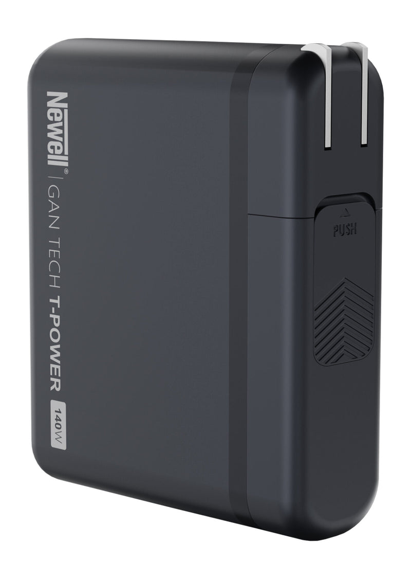 Newell GaN Tech T-power 140 Watt mains charger with adapter kit