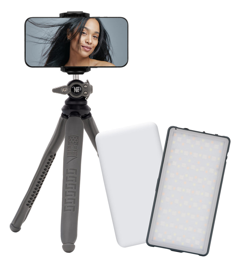 Newell Rangha RGB-W LED Dual Set with Diffuser and Tripod