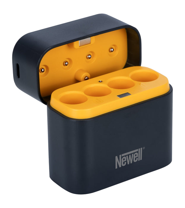 Newell Four Channel Charger with 4x Rechargeable Li-Ion AA 2200mAh