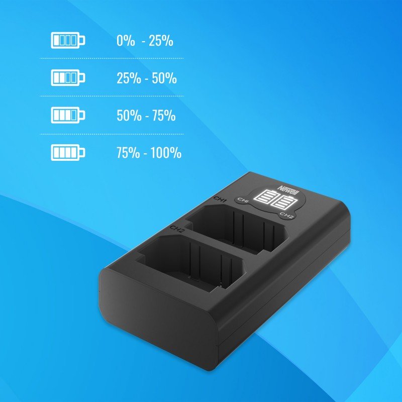 Newell DL-USB-C dual channel charger for BLX-1